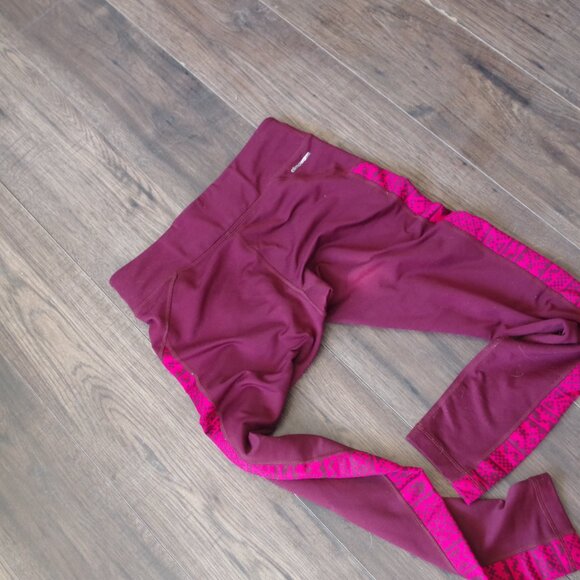 Brugundy Adidas Climawarm Athlectic Pants - Picture 5 of 5